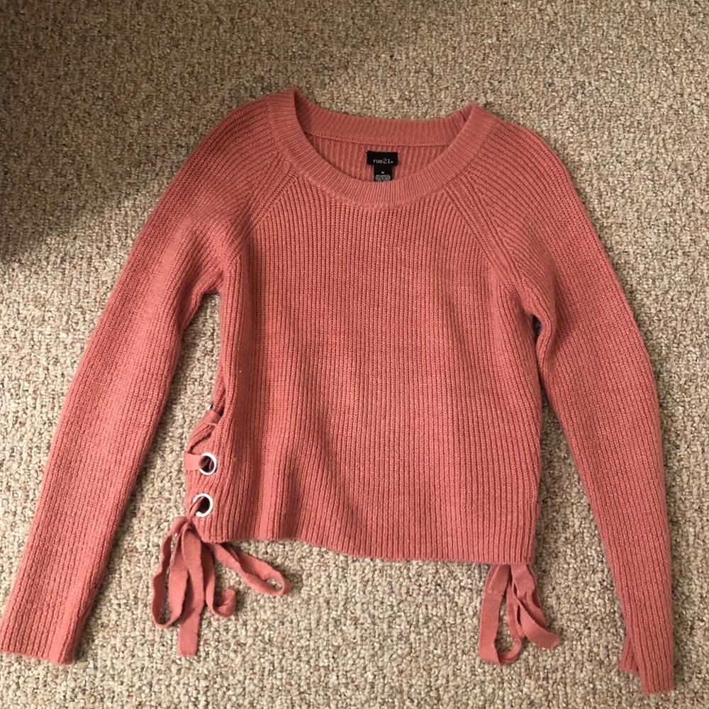 Darling Pink Bow Sweater💕